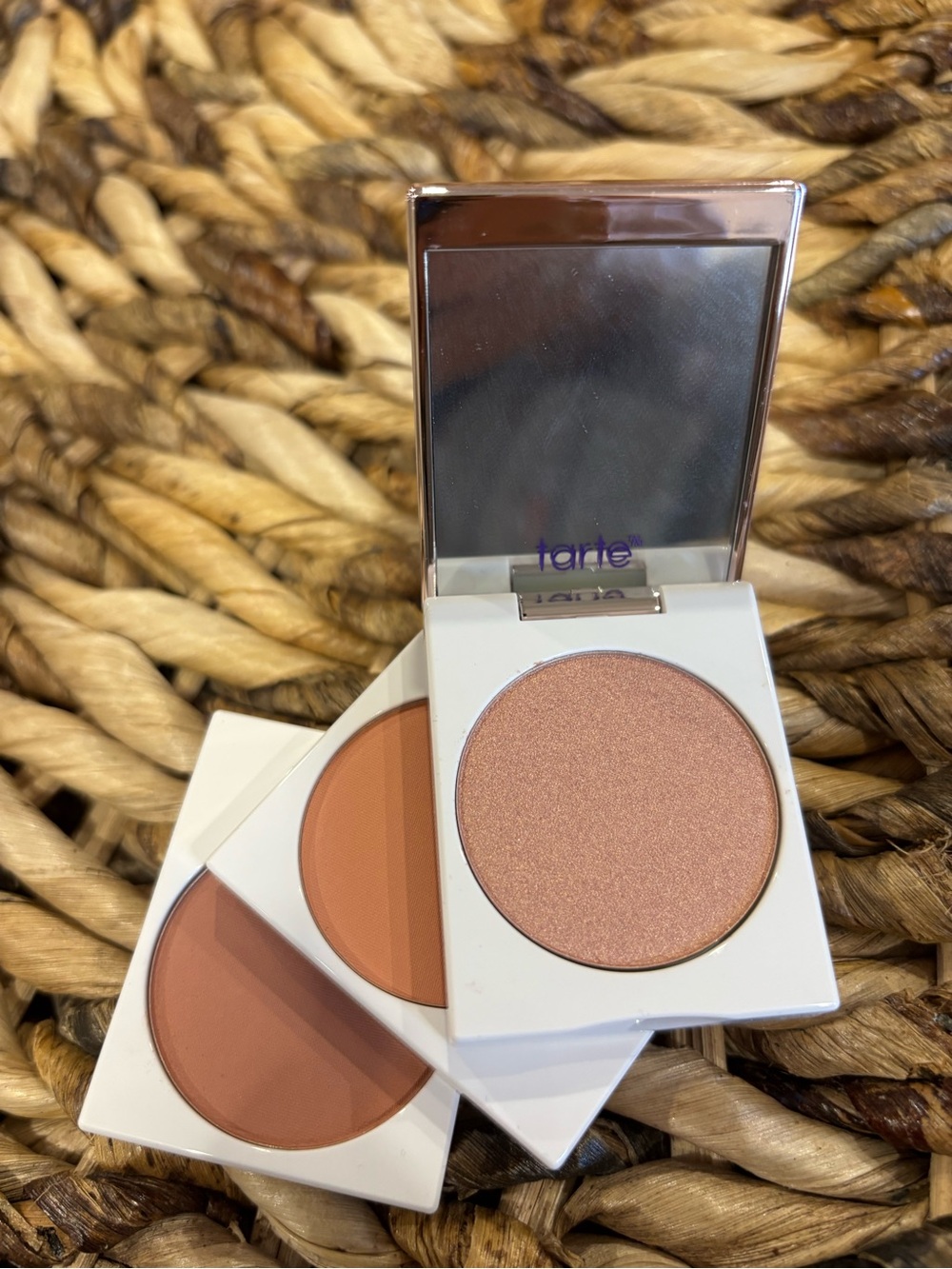 tarte Peachy Pink & Warm Peach Blush trio